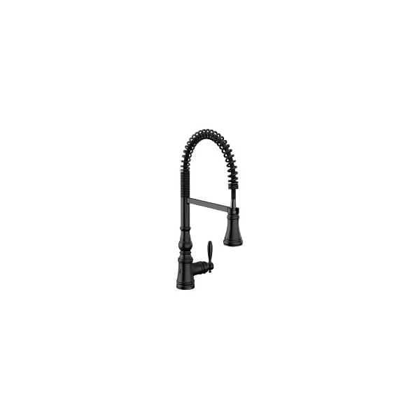 Weymouth One-Handle Kitchen Faucet in Matte Black